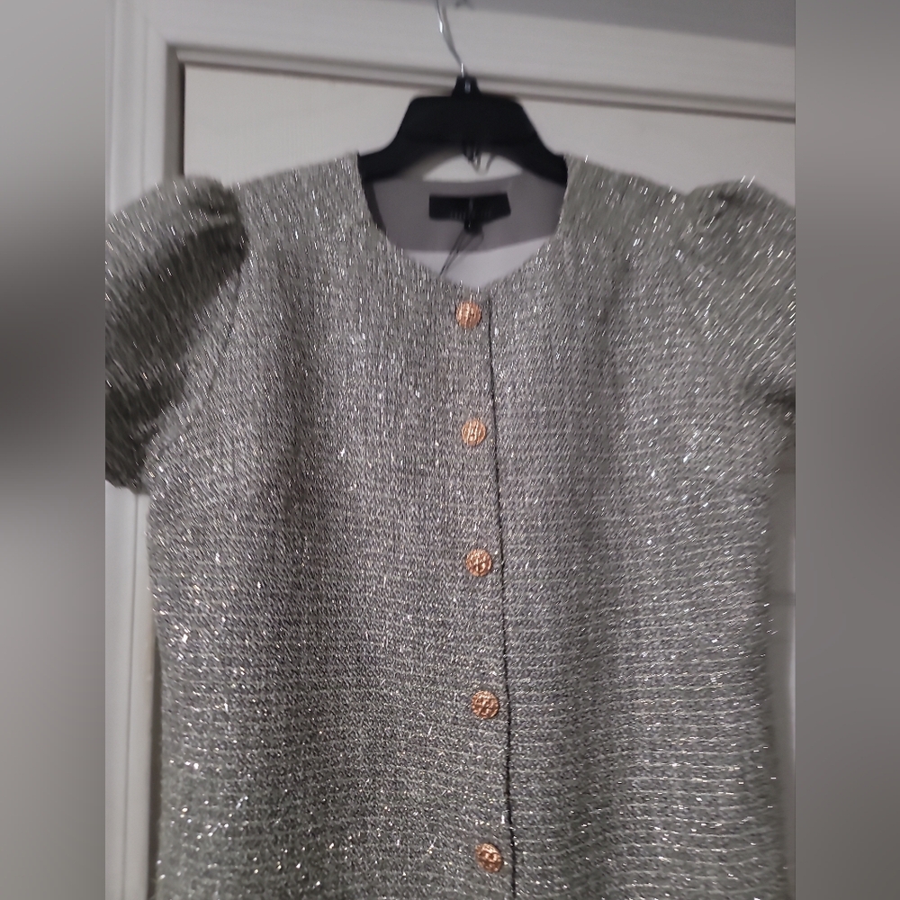 Abbey Glass Ellen Dress Sparkle Tweed - Picture 7 of 8